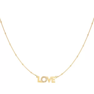 Ketting Liefde - Goud