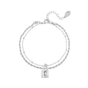 Armband Slot - Zilver