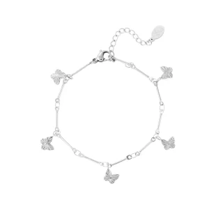 Armband Vlinders - Zilver