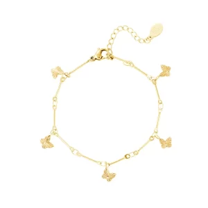 Armband Vlinders - Goud