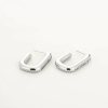 Oorbellen Chunky Strass - Zilver