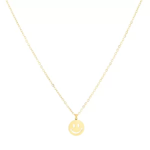 Ketting Smiley - Goud