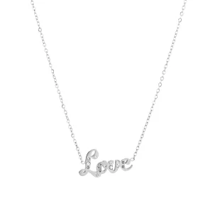 Ketting Love - Zilver