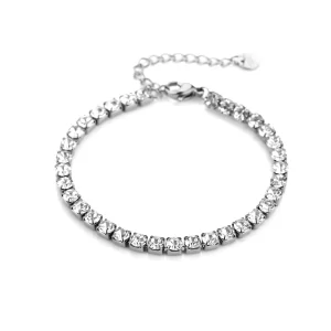 Armband Strass - Zilver