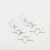 Oorbellen Open Star - Zilver