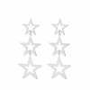 Oorbellen Open Star - Zilver
