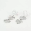 Oorbellen Triple Heart - Zilver