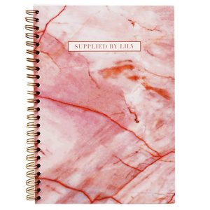 A5 notitieboek spiraal luxe rozenkwarts