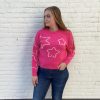 Star sweater - Roze