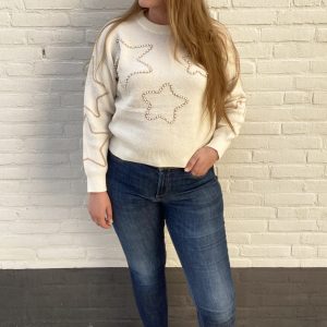 Star sweater - Beige