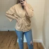 Kunstleren jasje - Beige
