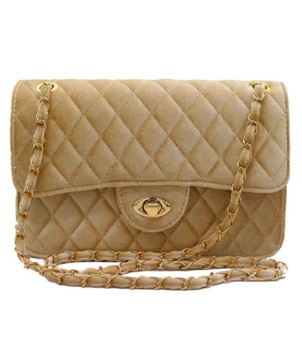 Velvet bag | Beige