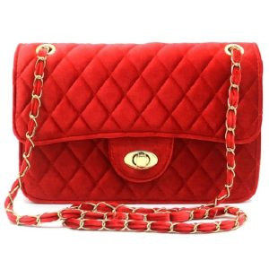 Velvet bag | Rood