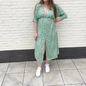 Leopard dress | Groen