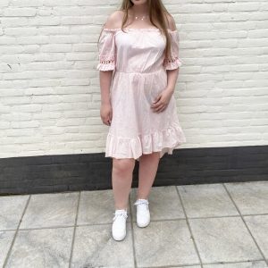 Florence jurk | Lichtroze